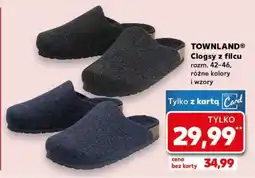 Kaufland TOWNLAND Clogsy z filcu oferta