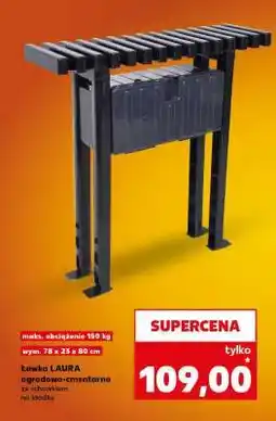 Kaufland Ławka LAURA ogrodowo-cmentarna oferta