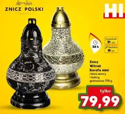 Kaufland Znicz Witraż Karafa mini oferta