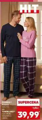 Kaufland OYANDA Piżama rozm. S-L lub TOWNLAND rozm. M-XL różne kolory i wzory oferta