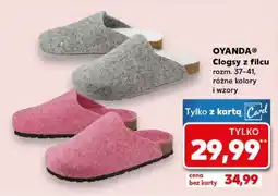 Kaufland OYANDA Clogsy z filcu oferta