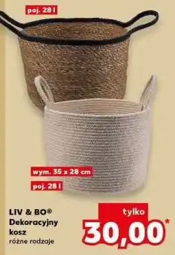 Kaufland LIV & BO Dekoracyjny kosz oferta