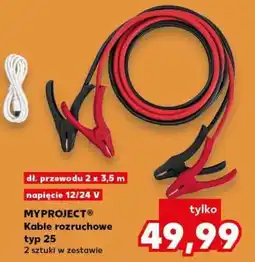 Kaufland MYPROJECT Kable rozruchowe typ 25 oferta