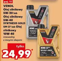 Kaufland VENOL Olej silnikowy 5W-30 lub Olej silnikowy 5W-40 SYNTHESIS GOLD SM CF lub Olej silnikowy 10W-40 oferta
