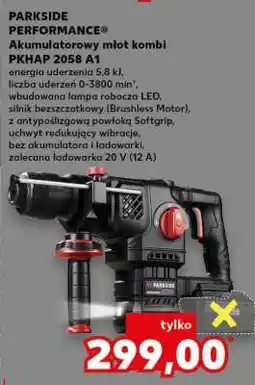 Kaufland PARKSIDE PERFORMANCE Akumulatorowy młot kombi PKHAP 2058 A1 oferta
