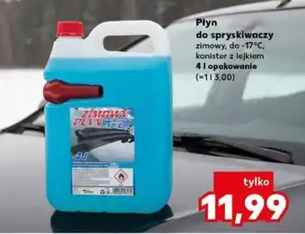 Płyn do spryskiwaczy zimowy, do -17°C, kanister z lejkiem 4 l opakowanie