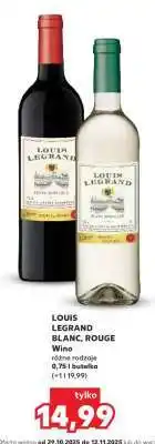 Kaufland LOUIS LEGRAND BLANC, ROUGE oferta