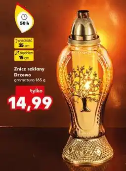 Kaufland Znicz szklany Drzewo oferta