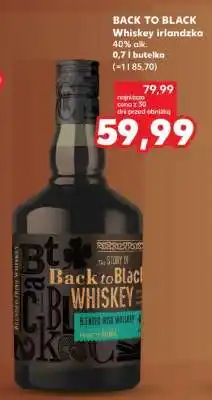 Kaufland BACK TO BLACK Whiskey irlandzka oferta
