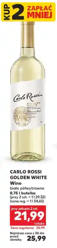 Kaufland CARLO ROSSI GOLDEN WHITE oferta