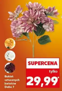 Kaufland Bukiet sztucznych kwiatów Dalia 7 oferta