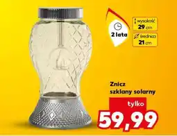 Kaufland Znicz szklany solarny oferta