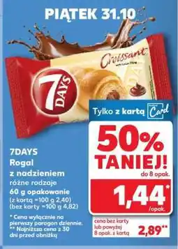 Kaufland 7DAYS Rogal z nadzieniem oferta