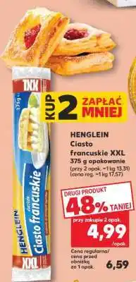 Kaufland HENGLEIN Ciasto francuskie XXL oferta