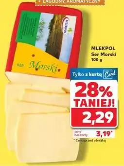 Kaufland MLEKPOL Ser Morski 100 g oferta