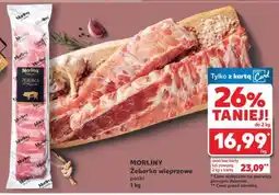 Kaufland MORLINY Żeberka wieprzowe paski 1 kg oferta