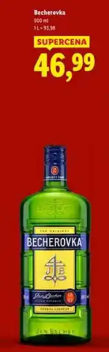 Lidl Becherovka oferta