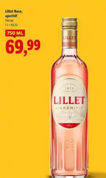 Lidl Lillet Rose, aperitif oferta