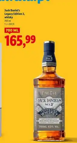 Lidl Jack Daniel's Legacy Edition 3, whisky oferta