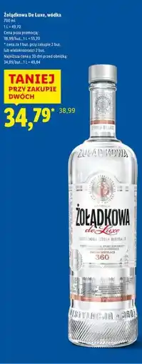 Lidl ŻOŁĄDKOWA DE LUXE Wódka oferta