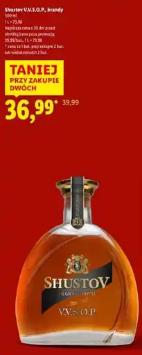 Lidl Shustov V.S.O.P., brandy oferta