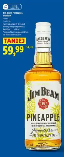 Lidl Jim Beam Pineapple, whiskey oferta