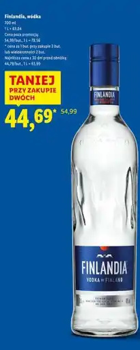 Lidl FINLANDIA Wódka oferta