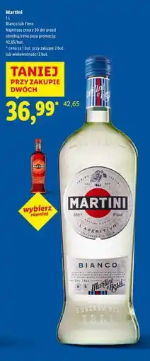 Lidl Martini Bianco lub Fiero oferta