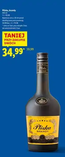 Lidl PLISKA Brandy oferta