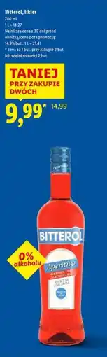Lidl Bitterol, likier oferta