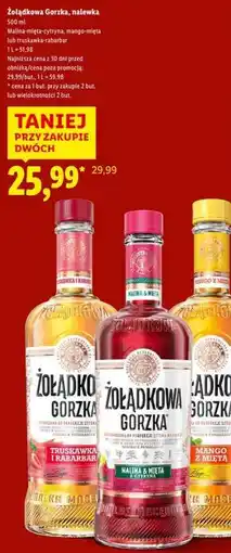 Lidl Żołądkowa Gorzka, nalewka oferta