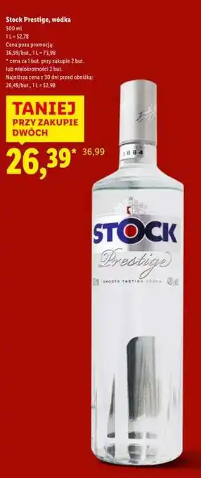 Lidl STOCK PRESTIGE Wódka oferta