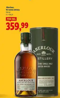 Lidl Aberlour, 16-letnia whisky oferta