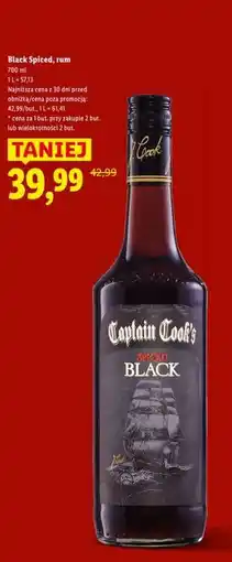 Lidl Black Spiced, rum oferta