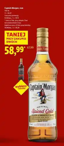 Lidl CAPTAIN MORGAN Rum oferta