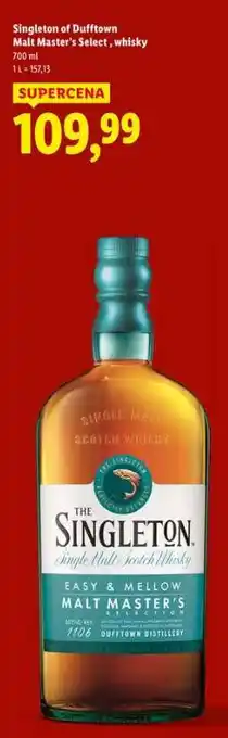 Lidl Singleton of Dufftown Malt Master's Select, whisky oferta