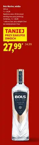 Lidl BOLS MARINE Wódka oferta