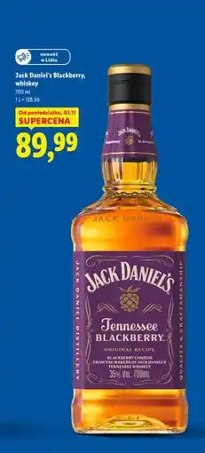 Lidl Jack Daniel's Blackberry, whiskey oferta