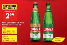 Biedronka Piwo Łomża Pils lub Piwo Łomża Jasne, 500 ml oferta