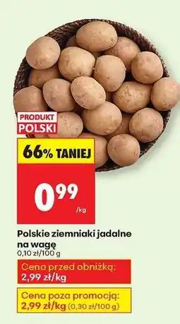 Biedronka Polskie ziemniaki jadalne na wage oferta