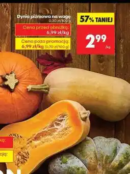 Biedronka Dynia piżmowa na wagę oferta