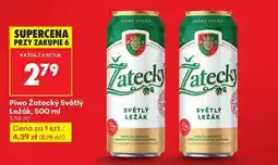 Biedronka Piwo Žatecký Světlý ležák 500 ml oferta
