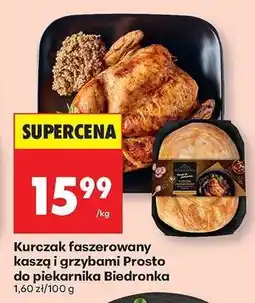 Biedronka Kurczak faszerowany kaszą i grzybami Prosto do piekarnika Biedronka oferta