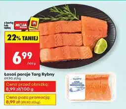 Biedronka Łosoś porcje Targ Rybny oferta