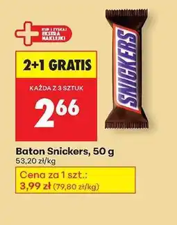 Biedronka Baton Snickers, 50 g oferta