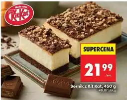 Biedronka Sernik z Kit Kat, 450 g oferta