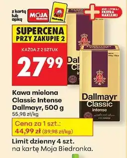 Biedronka Kawa mielona Classic Intense Dallmayr, 500 g oferta