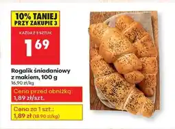 Biedronka Rogalik śniadaniowy z makiem, 100 g oferta