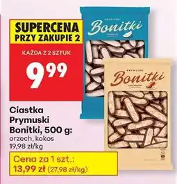 Biedronka Ciastka Prymuski Bonitki, 500 g oferta