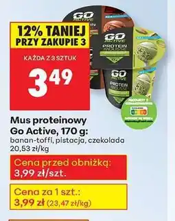 Biedronka Mus proteinowy Go Active, 170 g oferta